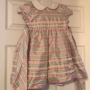Girls spring silk dress
